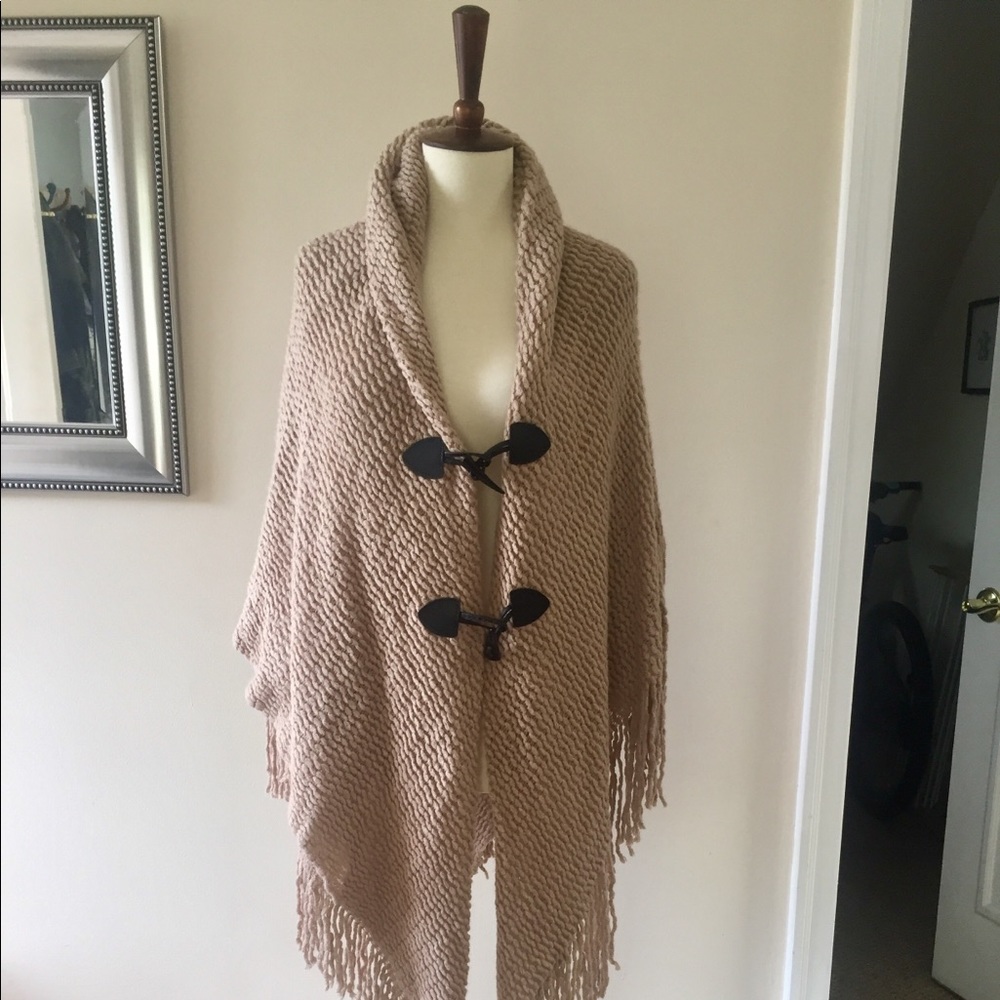 NWT poncho sweater